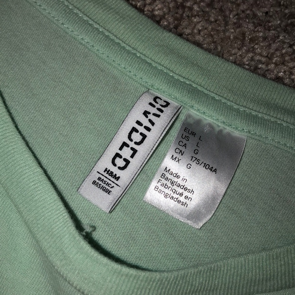 Mint Cropped Tee - Picture 2 of 2